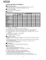 Preview for 7 page of Panasonic NA-FS80X1 Service Manual