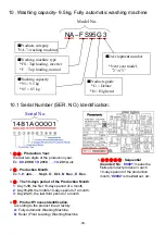 Предварительный просмотр 31 страницы Panasonic NA-FS85G3 Service Manual