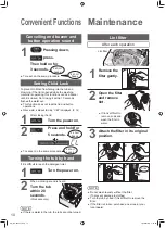 Предварительный просмотр 10 страницы Panasonic NA-FS95A1WAU Operating & Installation Instructions Manual