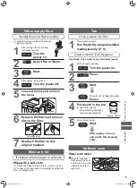 Предварительный просмотр 11 страницы Panasonic NA-FS95A1WAU Operating & Installation Instructions Manual