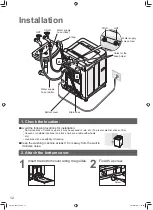 Предварительный просмотр 12 страницы Panasonic NA-FS95A1WAU Operating & Installation Instructions Manual