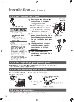 Предварительный просмотр 14 страницы Panasonic NA-FS95A1WAU Operating & Installation Instructions Manual