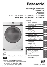 Panasonic NA-S056FR1 Operating & Installation Instructions Manual preview