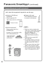 Preview for 52 page of Panasonic NA-S056FR1 Operating & Installation Instructions Manual