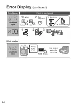 Preview for 44 page of Panasonic NA-S106FC1 Operating & Installation Instructions Manual