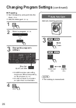 Preview for 28 page of Panasonic NA-S106FR1 Operating & Installation Instructions Manual