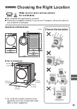 Preview for 45 page of Panasonic NA-S106FR1 Operating & Installation Instructions Manual