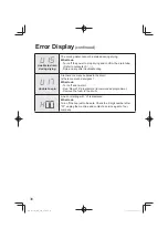 Предварительный просмотр 38 страницы Panasonic NA-S106G1 Operating & Installation Instructions Manual