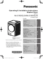 Panasonic NA-S180X2LAS Operating & Installation Instructions Manual preview