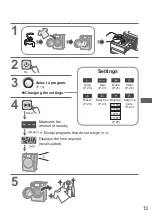 Предварительный просмотр 13 страницы Panasonic NA-V10FG2 Operating & Installation Instructions Manual