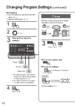 Предварительный просмотр 22 страницы Panasonic NA-V10FG2 Operating & Installation Instructions Manual