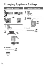 Предварительный просмотр 26 страницы Panasonic NA-V10FG2 Operating & Installation Instructions Manual