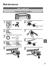 Предварительный просмотр 27 страницы Panasonic NA-V10FG2 Operating & Installation Instructions Manual