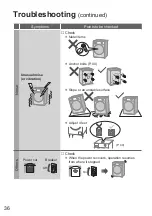 Предварительный просмотр 36 страницы Panasonic NA-V10FG2 Operating & Installation Instructions Manual