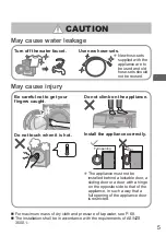 Preview for 5 page of Panasonic NA-V10FR1 Operating & Installation Instructions Manual