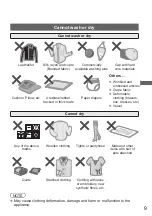 Preview for 9 page of Panasonic NA-V10FR1 Operating & Installation Instructions Manual