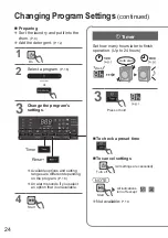 Preview for 24 page of Panasonic NA-V10FR1 Operating & Installation Instructions Manual