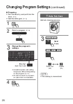 Preview for 26 page of Panasonic NA-V10FR1 Operating & Installation Instructions Manual