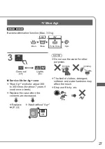 Preview for 27 page of Panasonic NA-V10FR1 Operating & Installation Instructions Manual