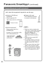 Preview for 50 page of Panasonic NA-V10FR1 Operating & Installation Instructions Manual