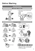 Preview for 7 page of Panasonic NA-V11FX2 Operating & Installation Instructions Manual