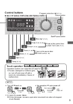 Preview for 9 page of Panasonic NA-V11FX2 Operating & Installation Instructions Manual