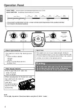 Preview for 4 page of Panasonic NA-W100G1 Operating & Installation Instructions Manual