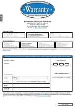 Preview for 28 page of Panasonic NA-W100G1 Operating & Installation Instructions Manual