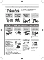 Preview for 3 page of Panasonic NA-W18XG1 Operating & Installation Instructions Manual