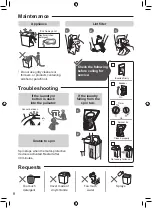 Preview for 8 page of Panasonic NA-W18XG1 Operating & Installation Instructions Manual