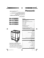 Panasonic NA-W8000X Operating Instructions Manual preview