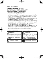 Preview for 2 page of Panasonic nanoe CZ-CNEXU1 Installation Instructions Manual