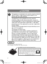 Preview for 4 page of Panasonic nanoe CZ-CNEXU1 Operating Instructions Manual