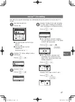 Предварительный просмотр 47 страницы Panasonic nanoe CZ-CNEXU1 Operating Instructions Manual