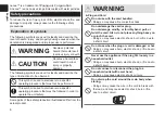 Preview for 4 page of Panasonic nanoe EH-NA32 Operating Instructions Manual