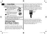 Preview for 8 page of Panasonic nanoe EH-NA67 Operating Instructions Manual