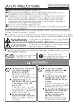 Preview for 2 page of Panasonic Nanoe X F-GPT01D Operating Instructions Manual