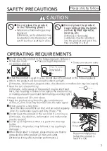 Preview for 5 page of Panasonic Nanoe X F-GPT01D Operating Instructions Manual