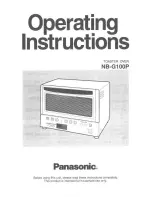 Panasonic NB-G100P Operating Instructions Manual preview