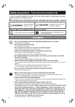 Предварительный просмотр 8 страницы Panasonic NB-G110PW Operating Instructions Manual