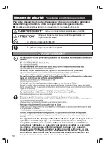 Предварительный просмотр 20 страницы Panasonic NB-G110PW Operating Instructions Manual