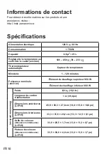 Предварительный просмотр 36 страницы Panasonic NB-G251 Operating Instructions Manual