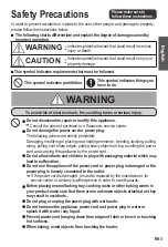 Preview for 3 page of Panasonic NB-H3203 Operating Instructions Manual