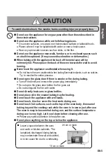 Предварительный просмотр 5 страницы Panasonic NB-H3203 Operating Instructions Manual