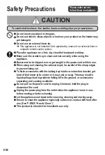 Preview for 6 page of Panasonic NB-H3203 Operating Instructions Manual