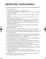 Preview for 3 page of Panasonic NB-W250 Operating Instructions Manual