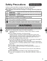 Preview for 5 page of Panasonic NB-W250 Operating Instructions Manual