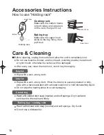 Preview for 16 page of Panasonic NB-W250 Operating Instructions Manual