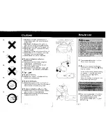 Preview for 10 page of Panasonic NC-30HN Operating Instruction