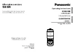 Preview for 1 page of Panasonic NC-A701 Operating Instructions Manual